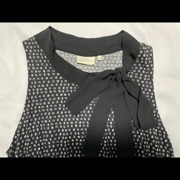 Anthropologie // Deletta // Boatneck // Tank // Large // Pussycat Bow - Picture 3 of 3
